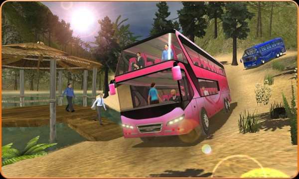 OffRoad Transit Bus Simulator - Hill Coach Driver स्क्रीनशॉट 26