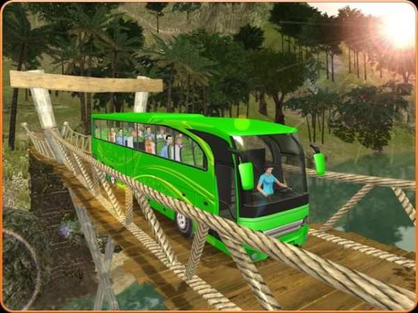 OffRoad Transit Bus Simulator - Hill Coach Driver स्क्रीनशॉट 7
