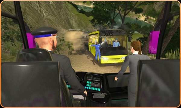 OffRoad Transit Bus Simulator - Hill Coach Driver स्क्रीनशॉट 24