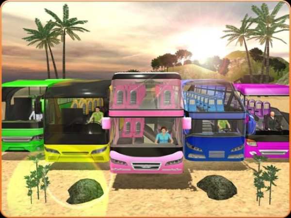 OffRoad Transit Bus Simulator - Hill Coach Driver स्क्रीनशॉट 1