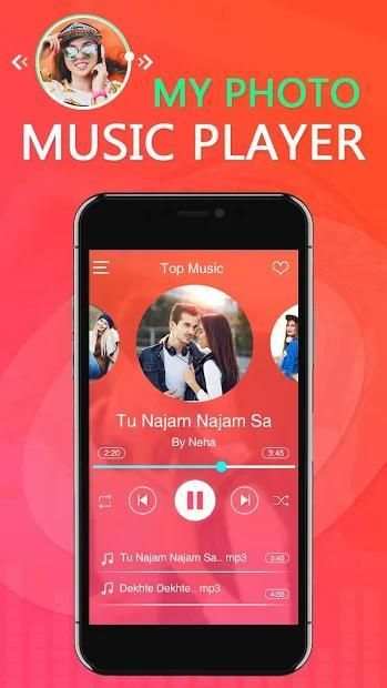 My Photo On Music Player :MP3 Player, Audio Player screenshot 1