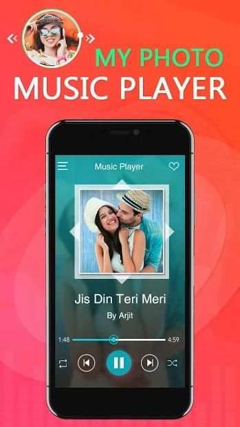 My Photo On Music Player :MP3 Player, Audio Player screenshot 2