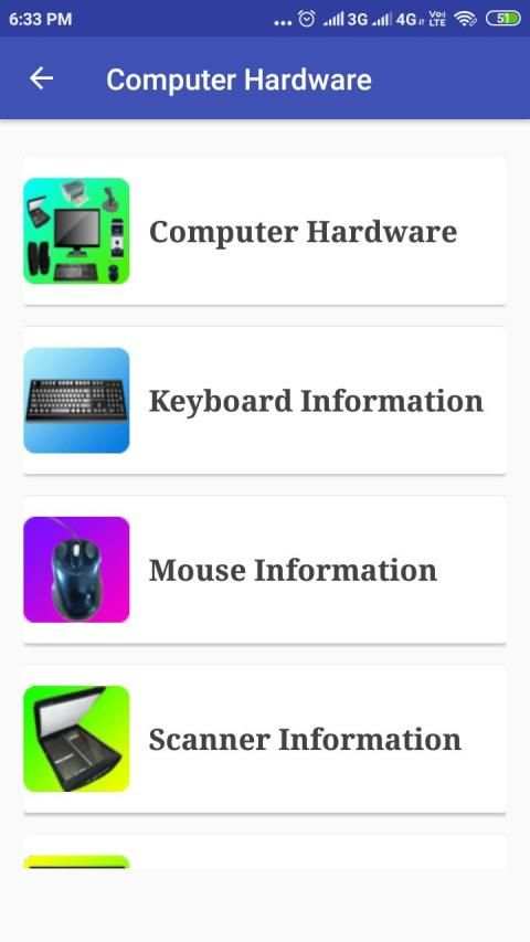 Learn Computer Hardware screenshot 1