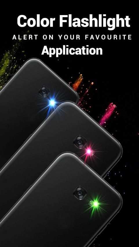 Color Flash on Call and Sms Color Screen Light LED screenshot 4