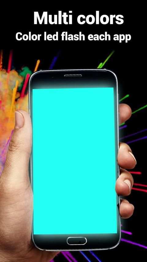 Color Flash on Call and Sms Color Screen Light LED screenshot 2