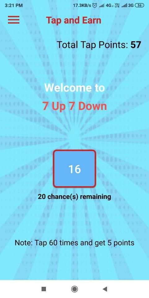 7Up 7Down : Earn Cash Online screenshot 4