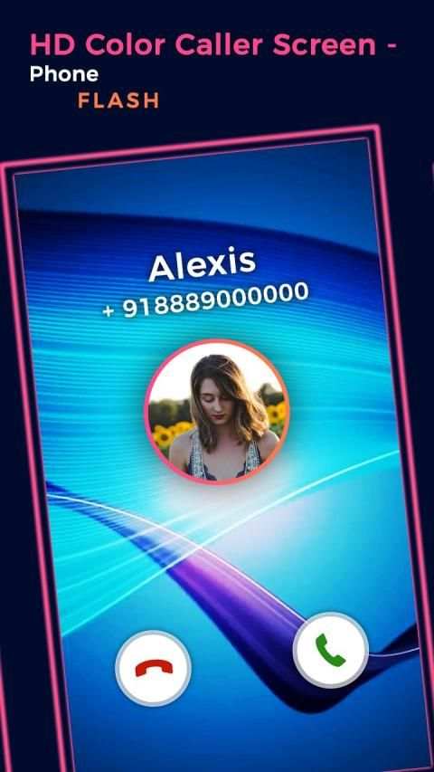HD Color Caller Screen - Phone Flash स्क्रीनशॉट 3