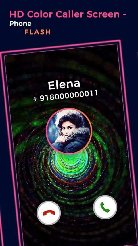 HD Color Caller Screen - Phone Flash स्क्रीनशॉट 2