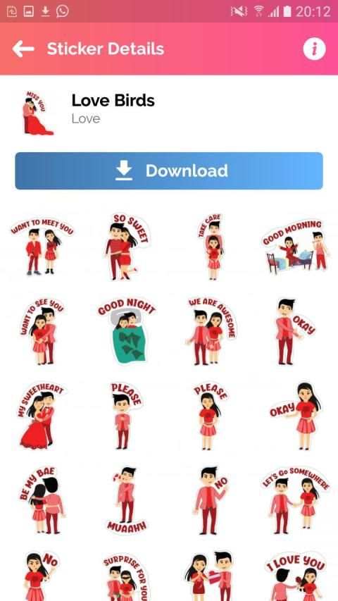 Love Stickers for WhatsApp - WAStickerApps screenshot 6