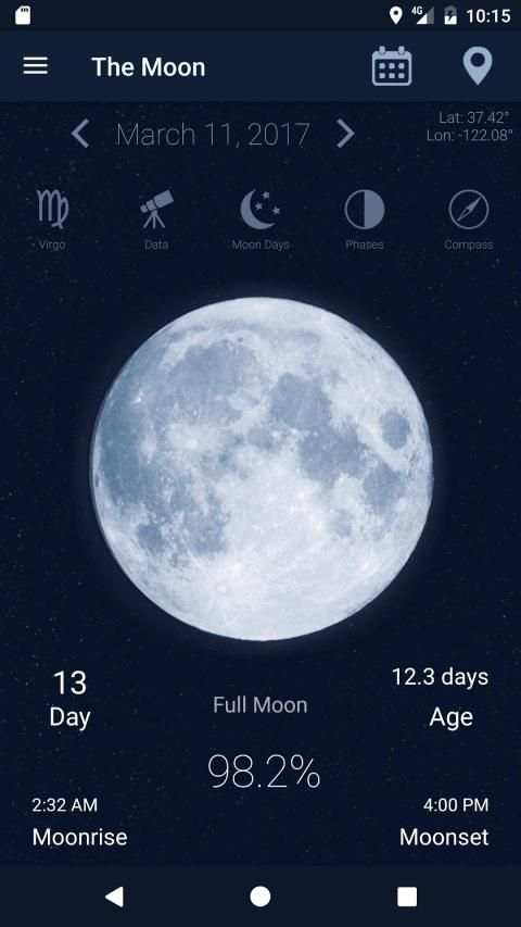 The Moon - Phases Calendar screenshot 6