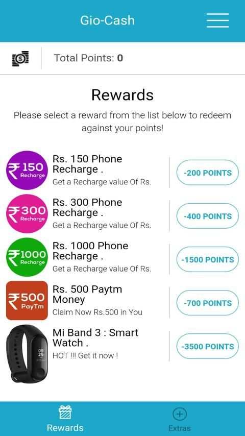 Gio-Cash : Free Recharges & Rewards screenshot 5