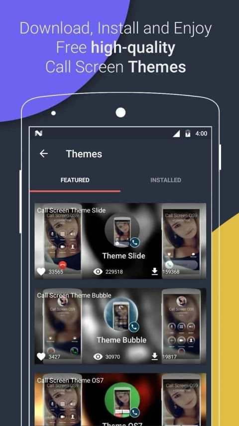HD Phone 6 i Call Screen OS9 स्क्रीनशॉट 7