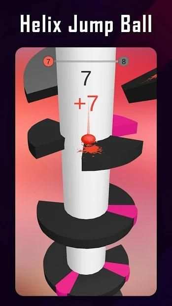 Spiral Jump Ball screenshot 1