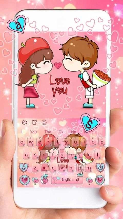 Love Couple Keyboard स्क्रीनशॉट 3