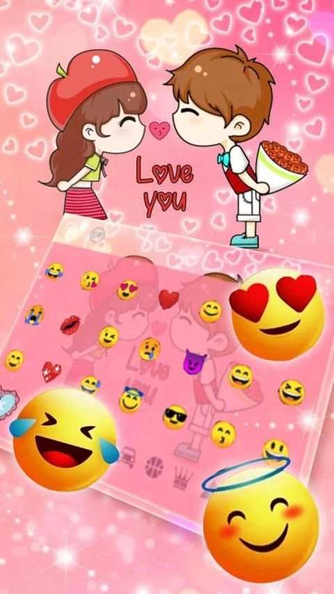 Love Couple Keyboard स्क्रीनशॉट 1