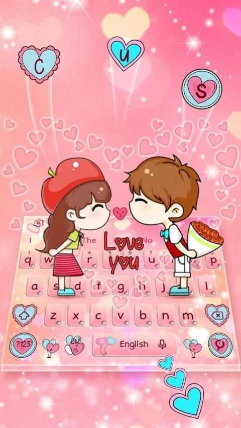 Love Couple Keyboard स्क्रीनशॉट 2