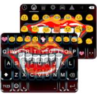 Vampire Emoji Keyboard Theme