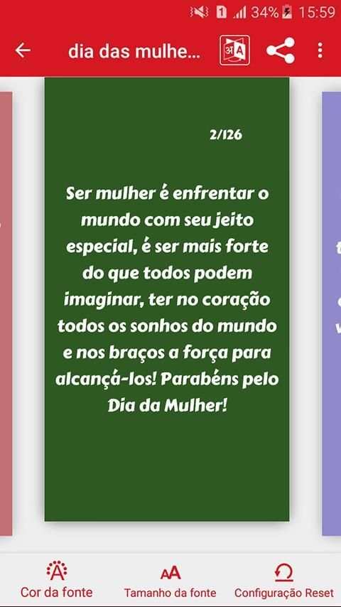 Dia da Mulher Mensagens 2019 screenshot 3