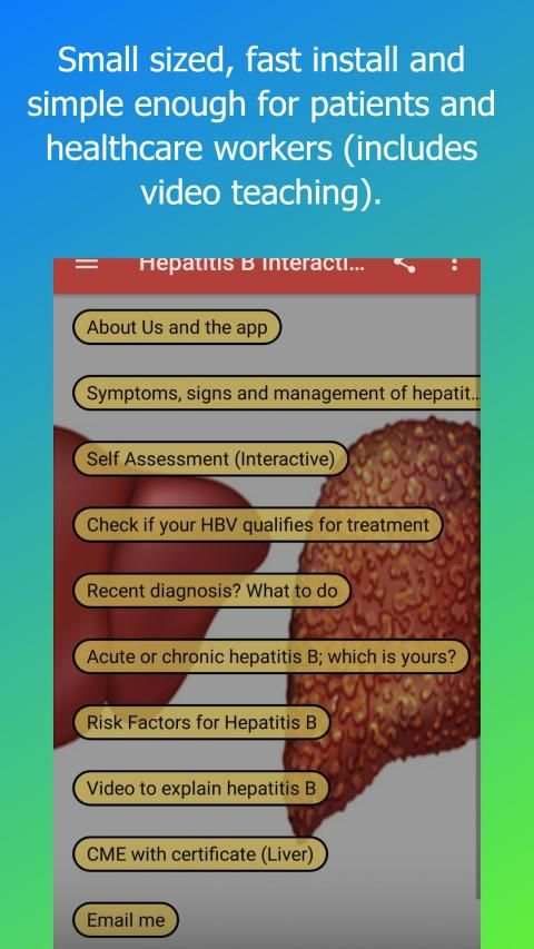 Hepatitis B Interactive स्क्रीनशॉट 1