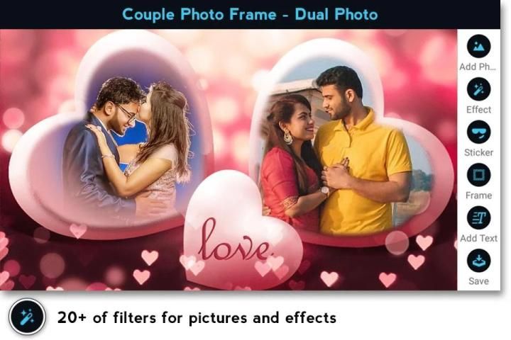 Couple Photo Frame - Multi Photo स्क्रीनशॉट 5