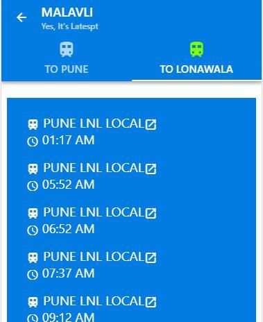 PUNE LONWALA LOCAL - 2018 स्क्रीनशॉट 2