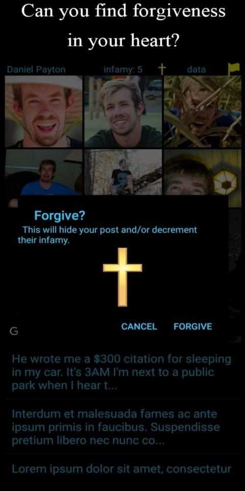 Liar Racist Cheater & misc. nuisance database screenshot 11