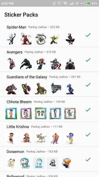 Avengers WA Stickers screenshot 2
