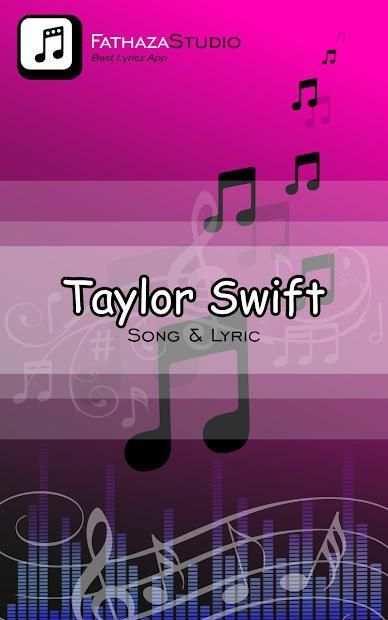 Taylor Swift Song and Lyrics screenshot 2