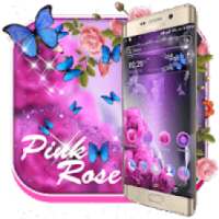 Pink Rose Launcher Theme