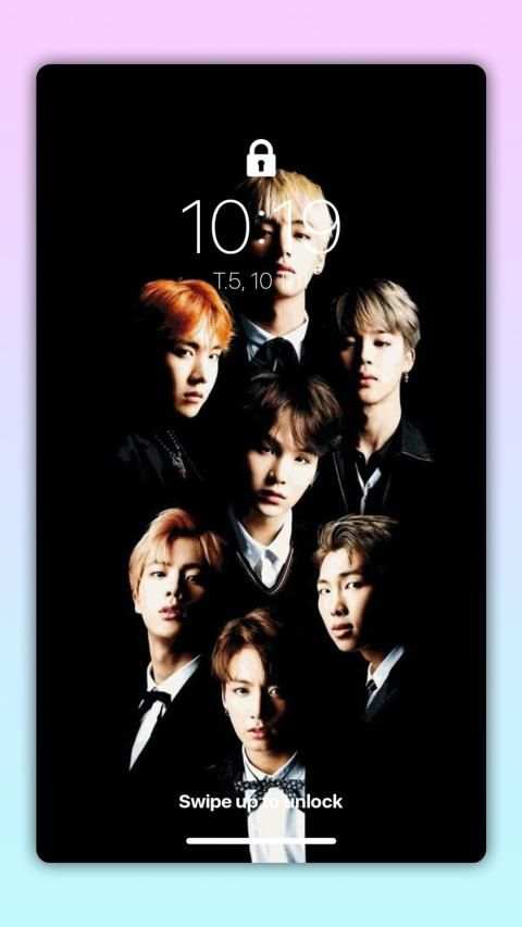 BTS Lock Screen screenshot 1