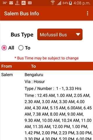 Salem Bus Info screenshot 8