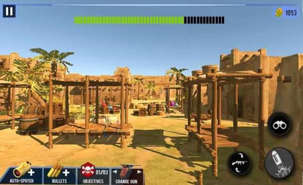 Desert sniper elite combat 3D screenshot 1