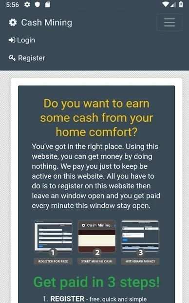 Cash Mining screenshot 2