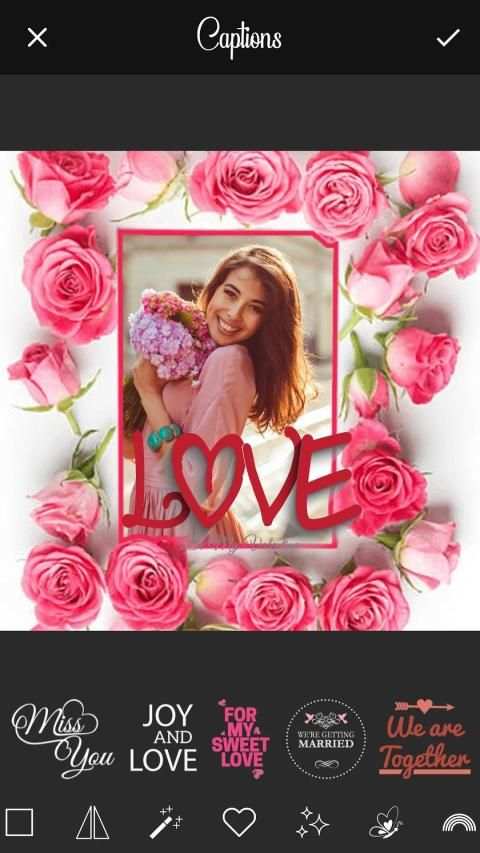 Rose Photo Frames New स्क्रीनशॉट 5