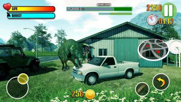 Bull Simulator Rampage Game 2019 : City Angry Bull स्क्रीनशॉट 2