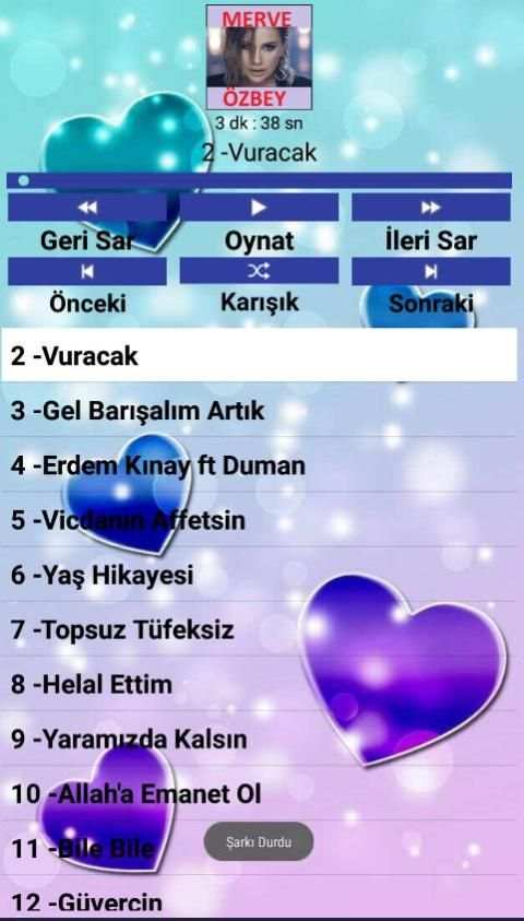 Merve ÖZBEY Şarkıları(İnternetsiz) screenshot 2