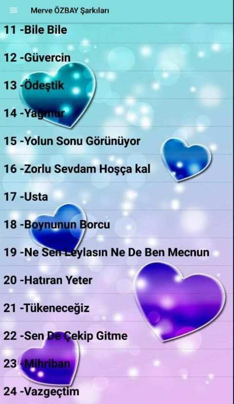 Merve ÖZBEY Şarkıları(İnternetsiz) screenshot 3