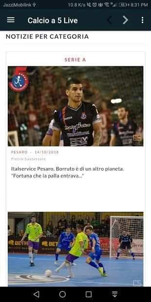 Calcio a 5 Live screenshot 3