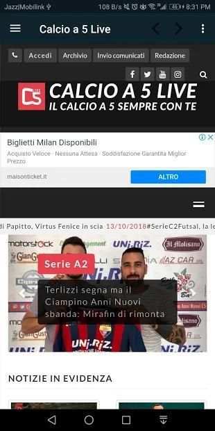 Calcio a 5 Live screenshot 5