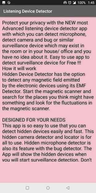 Eavesdropping Device Detector - Bug Sweeper screenshot 7