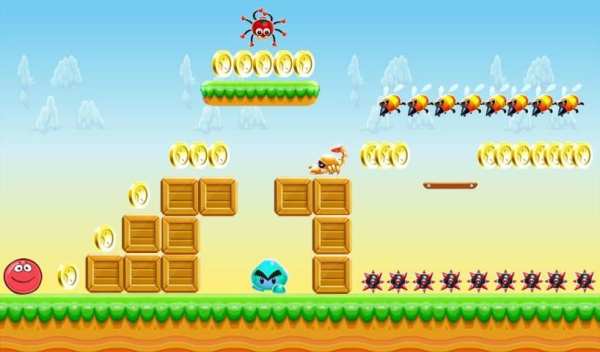 Angry red ball - Bounce Ball volume 3 screenshot 2