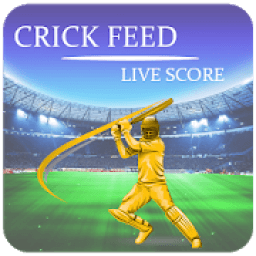 Crick Feed – Live Cricket score &amp; Update आइकन