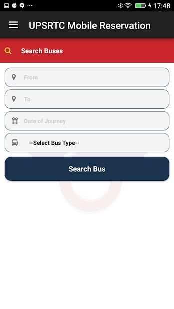UPSRTC Mobile Reservation App स्क्रीनशॉट 4