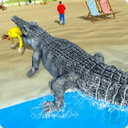 Hungry Crocodile Attack 3D: LF Crocodile Game 2019