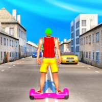 Hoverboard Traffic Racing on 9Apps