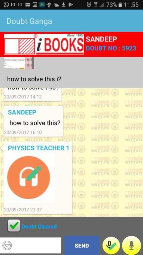 Doubt Ganga DoubtsApp स्क्रीनशॉट 3