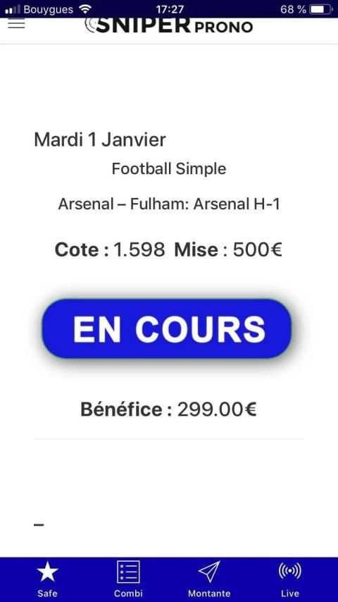 sniper pronos screenshot 3