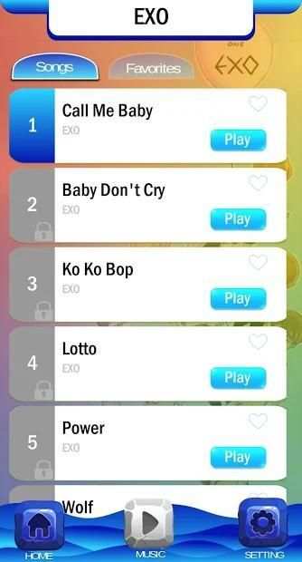 EXO Chibi Piano Tiles स्क्रीनशॉट 4