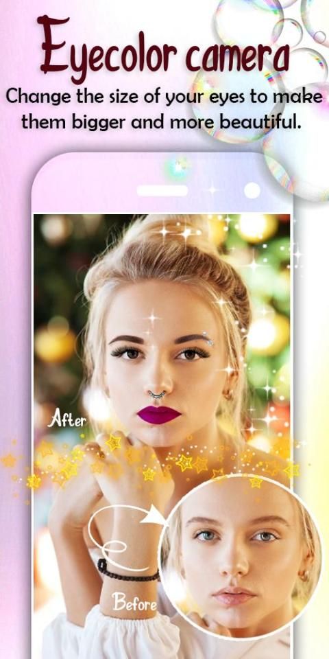 Eye Color Camera: Colour Changer screenshot 1
