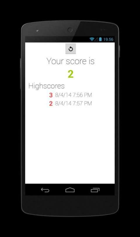 Memory game for Android Wear screenshot 1
